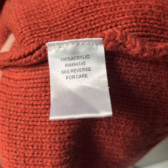 Liv Sweater Dress ~Orange~size L - Picture 8 of 11